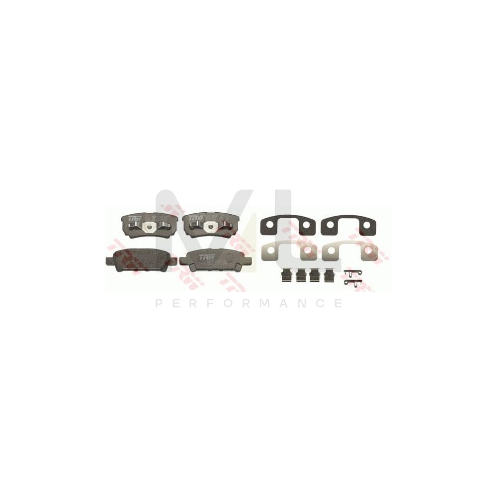 TRW Gdb4143 Brake Pad Set Not Prepared For Wear Indicator, With Accessories | ML Performance Car Parts