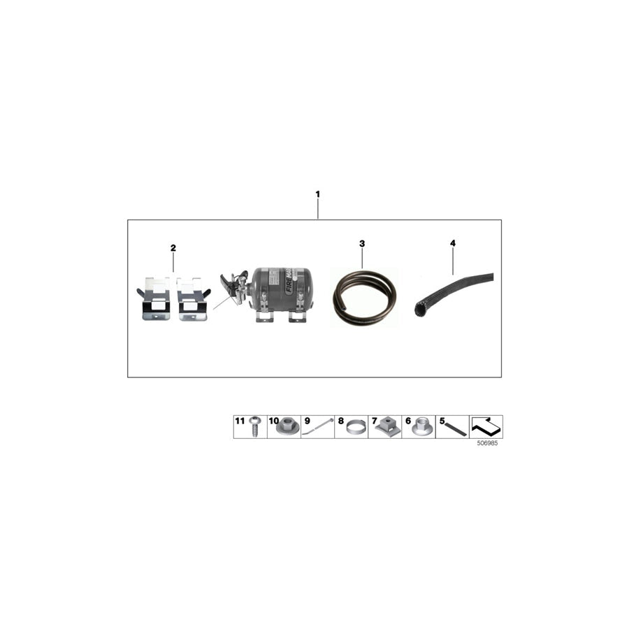 Genuine BMW 11007742104 Cellular Rubber CR30 25X5mm (Inc. M235i Racing) | ML Performance US Car Parts