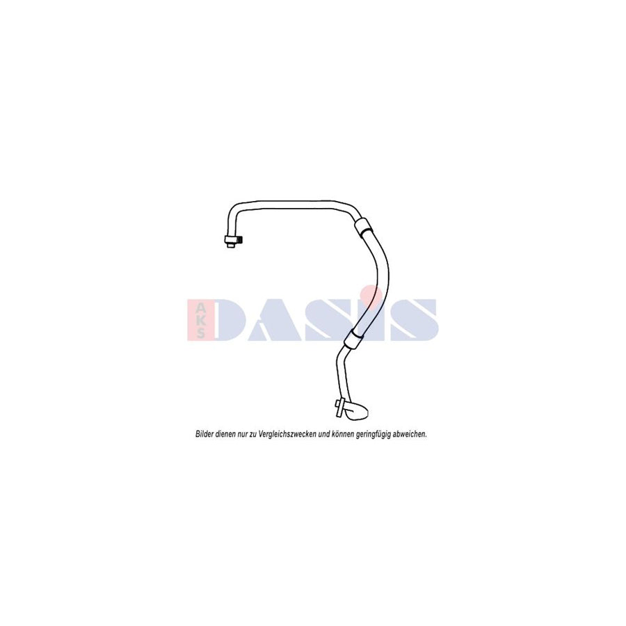 AKS Dasis 885857N High- / Low Pressure Line, Air Conditioning