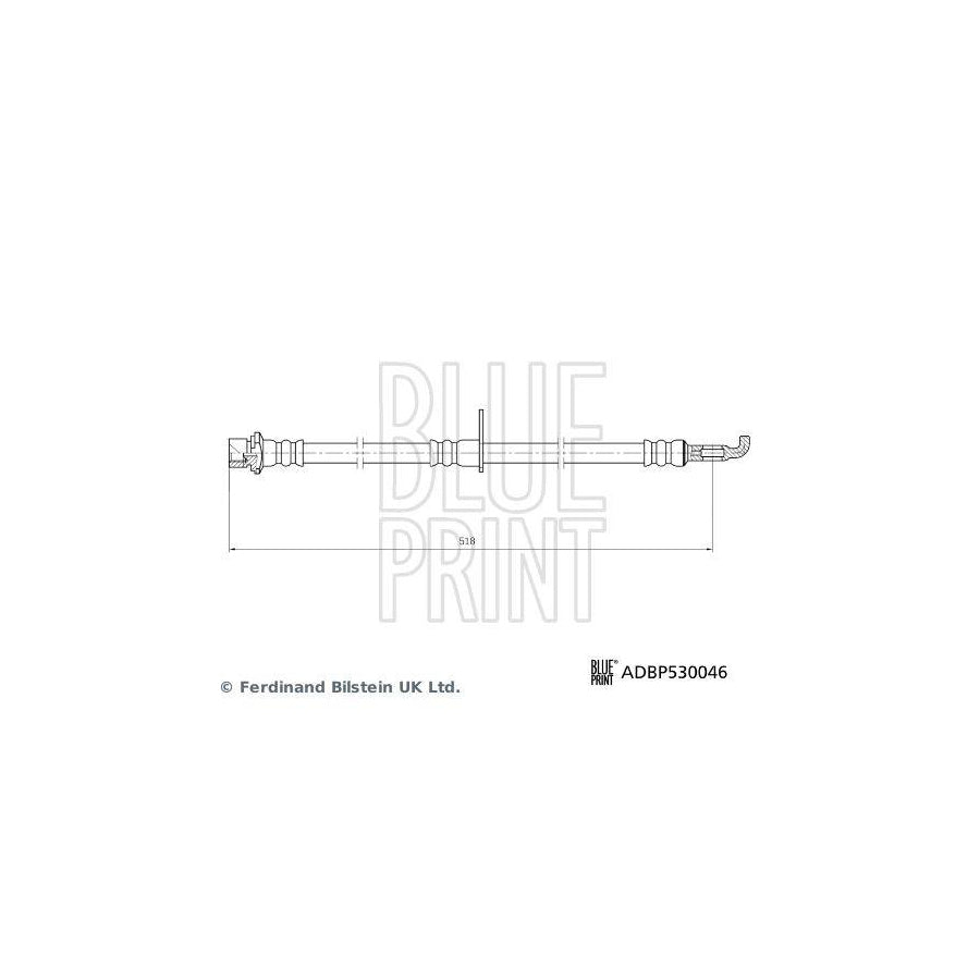 Blue Print Adbp530046 Brake Hose