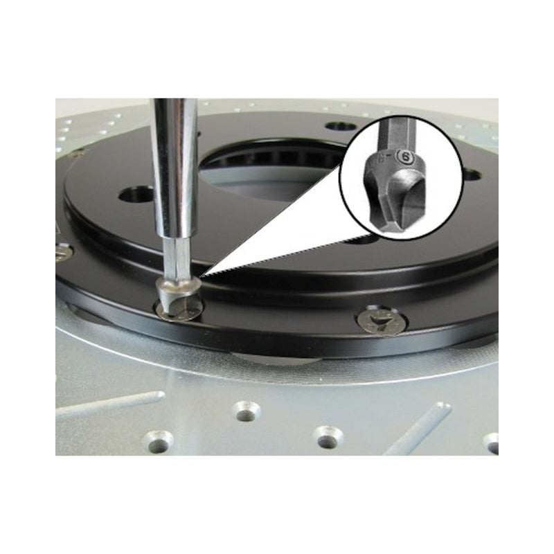 Baer Brakes Rotor Hardware, NAS Tri-Wing Bolts - 12 Pack