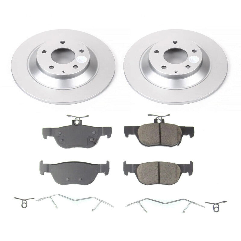 PowerStop Power Stop 20-22 Mazda CX-30 Rear Z17 Coated Brake Kit