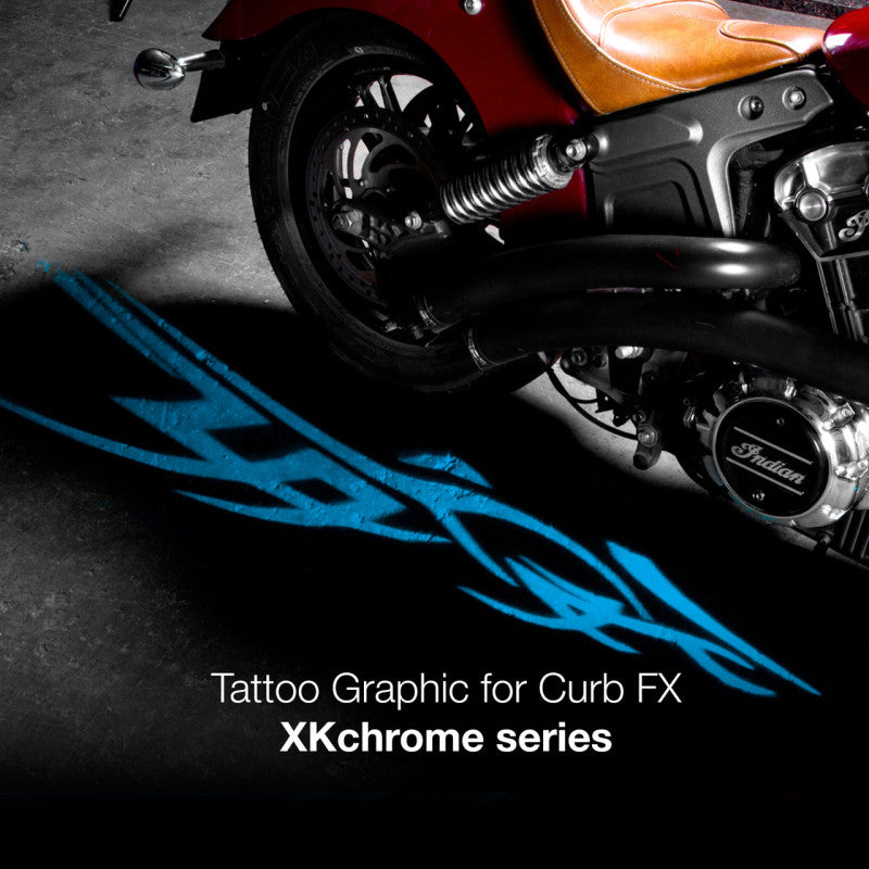 XKGLOW XK Glow 2pc CurbFX Film+Optic Tatoo Style