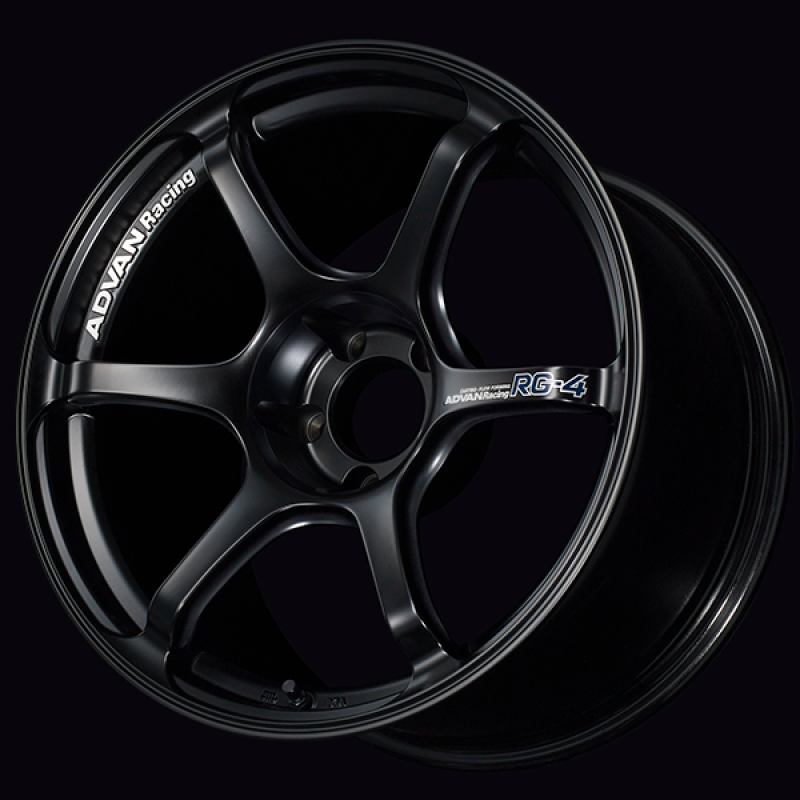 Advan RG-4 18x9.5 / +38 Offset / 5x114.3 / 73mm Bore / Semi Gloss Black