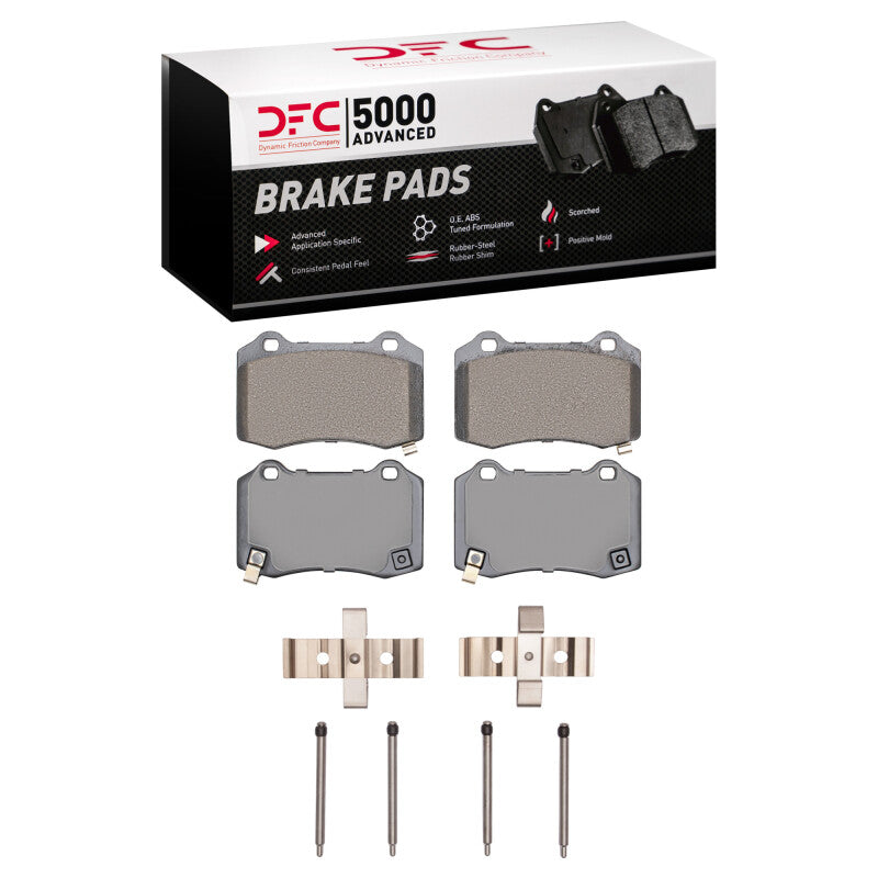 DFC 21-23 Chrysler 300 Rear 5000 Advanced Ceramic Brake Pads and Hardware Kit