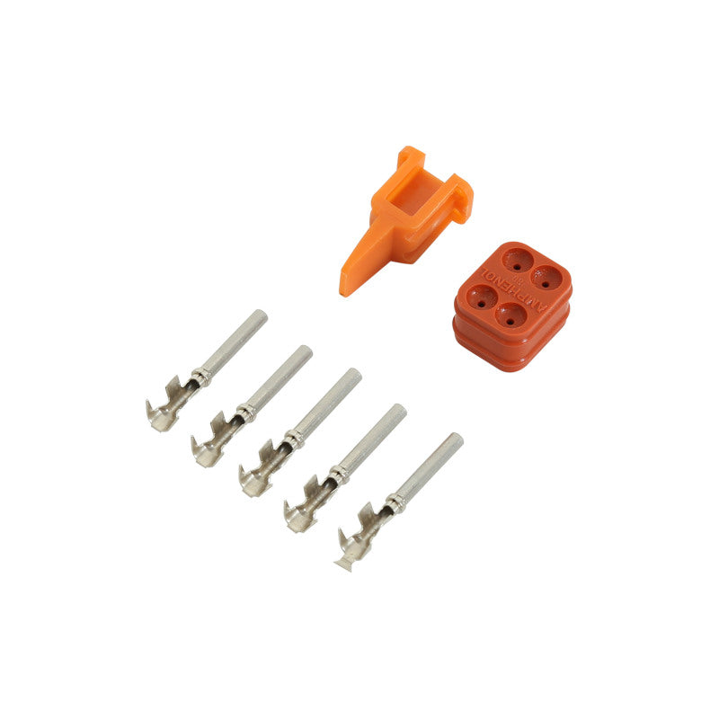 AEM DTM Style 4-Way Receptacle Connector Kit with 5 Female Pins