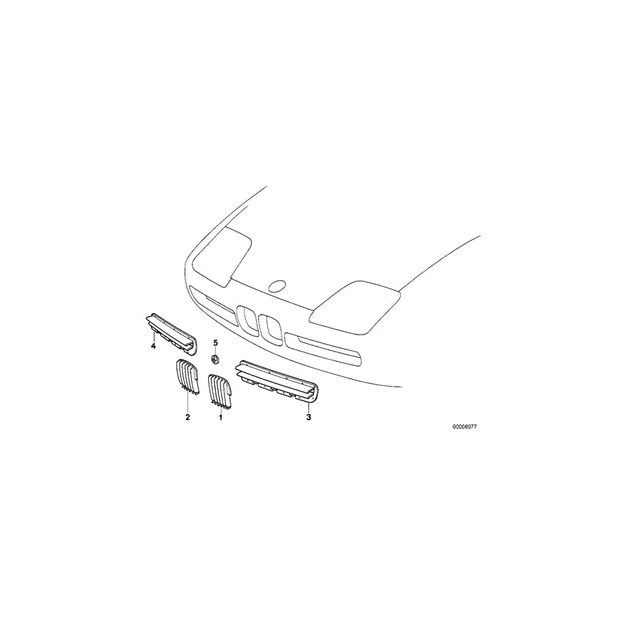 Genuine BMW 51132292047 Roadster Nut (Inc. & Z1) | ML Performance US Car Parts