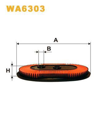 WIX Filters WA6303 Air Filter For Nissan Primera
