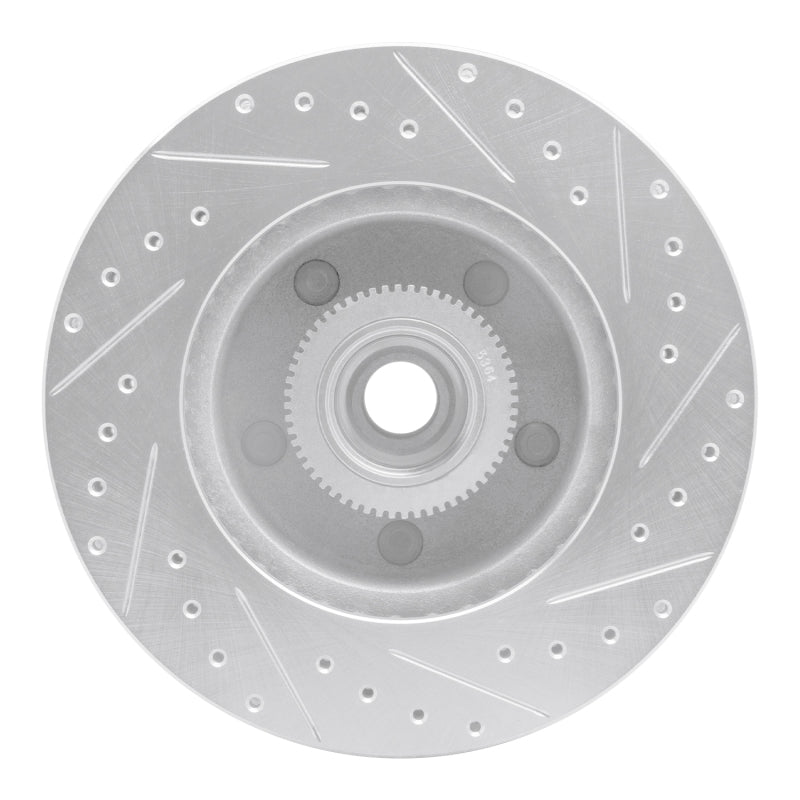 R1 Concepts R1 03-03 Dodge Ram 1500 Van Front Left Drilled & Slotted Silver Brake Rotor