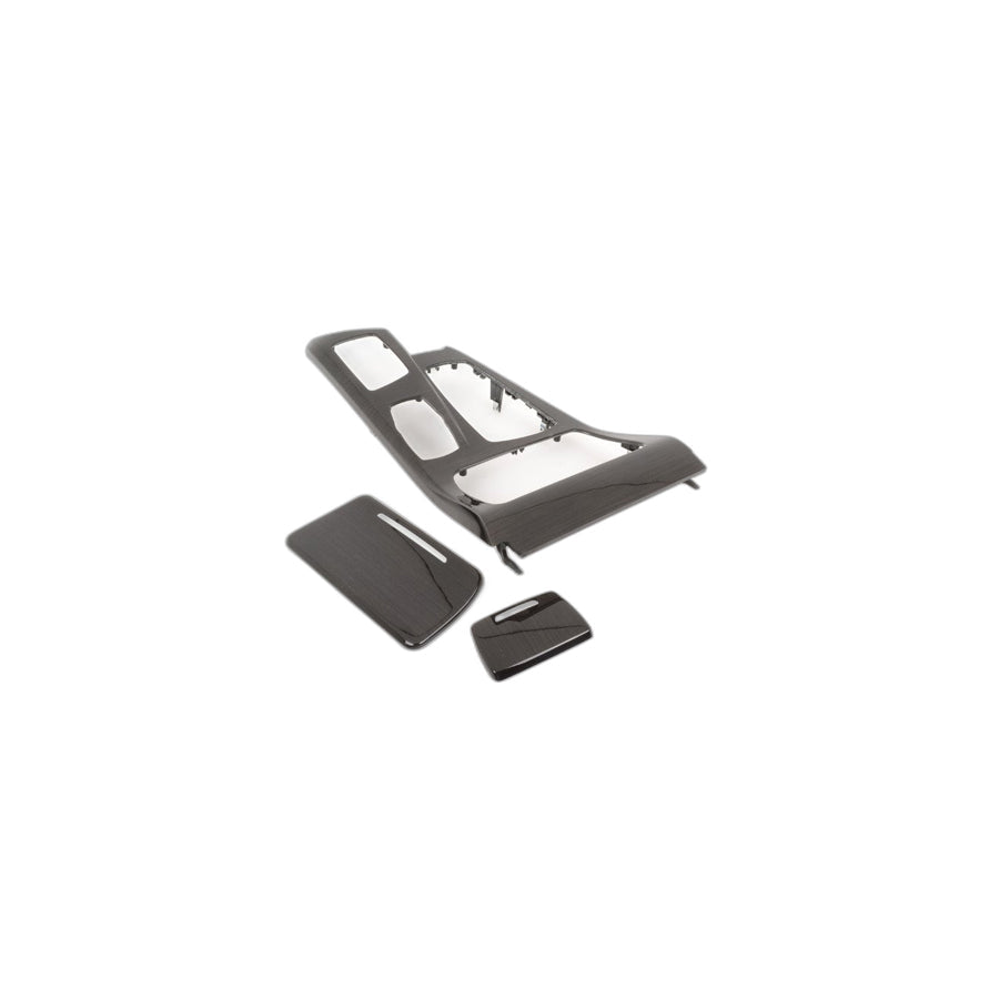 Genuine BMW 51169206377 F11 F10 Set, Covers, Ctr Console, Wood Fineline ANTHRAZIT (Inc. 518d, 535d & 535iX) | ML Performance US Car Parts