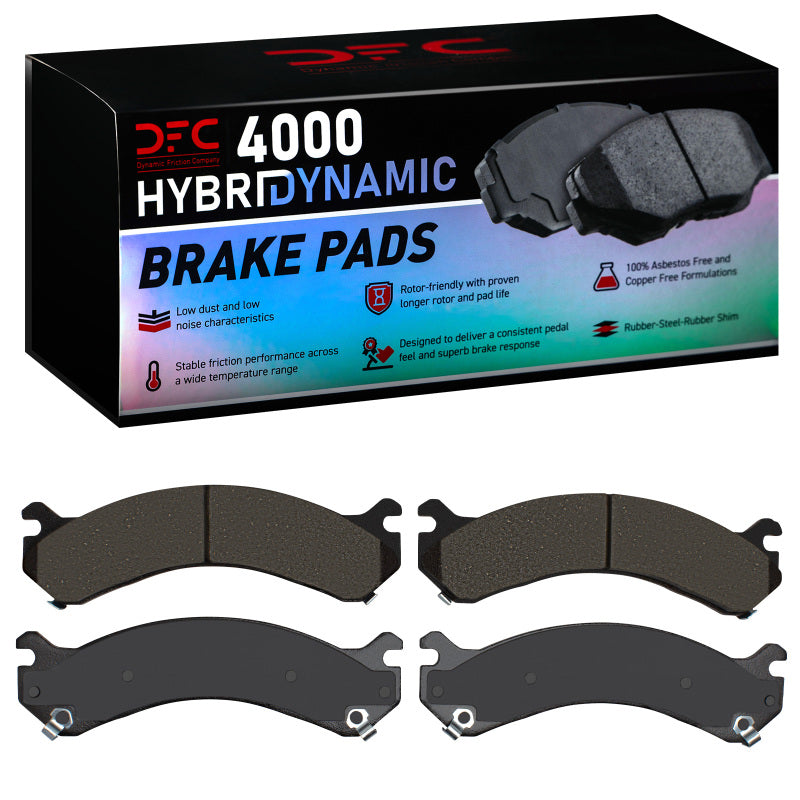 DFC 01-10 GMC Sierra 3500 4WD Rear 4000 Hybridynamic Brake Pads