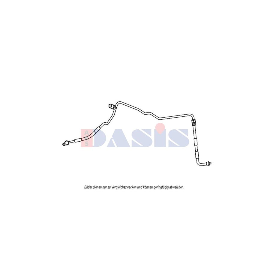 AKS Dasis 885861N High Pressure Line, Air Conditioning for Ford Focus