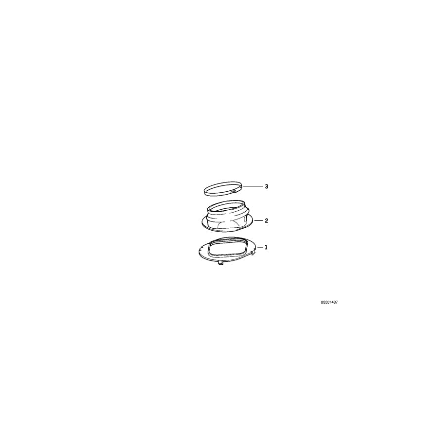 Genuine BMW 12311731384 E32 Rubber Boot (Inc. 750i, 750iL & 750iLS) | ML Performance US Car Parts