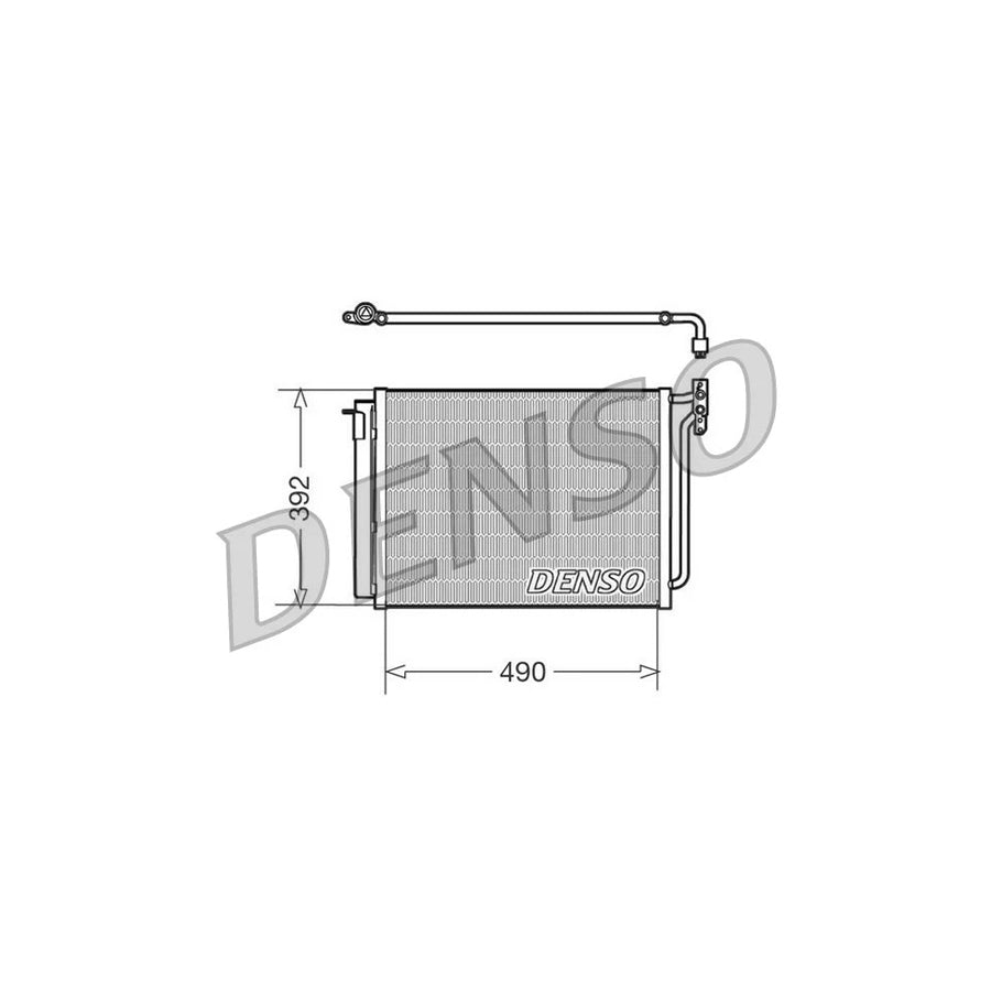 DENSO DCN05009 Air Conditioning Condenser for BMW X5 (E53)