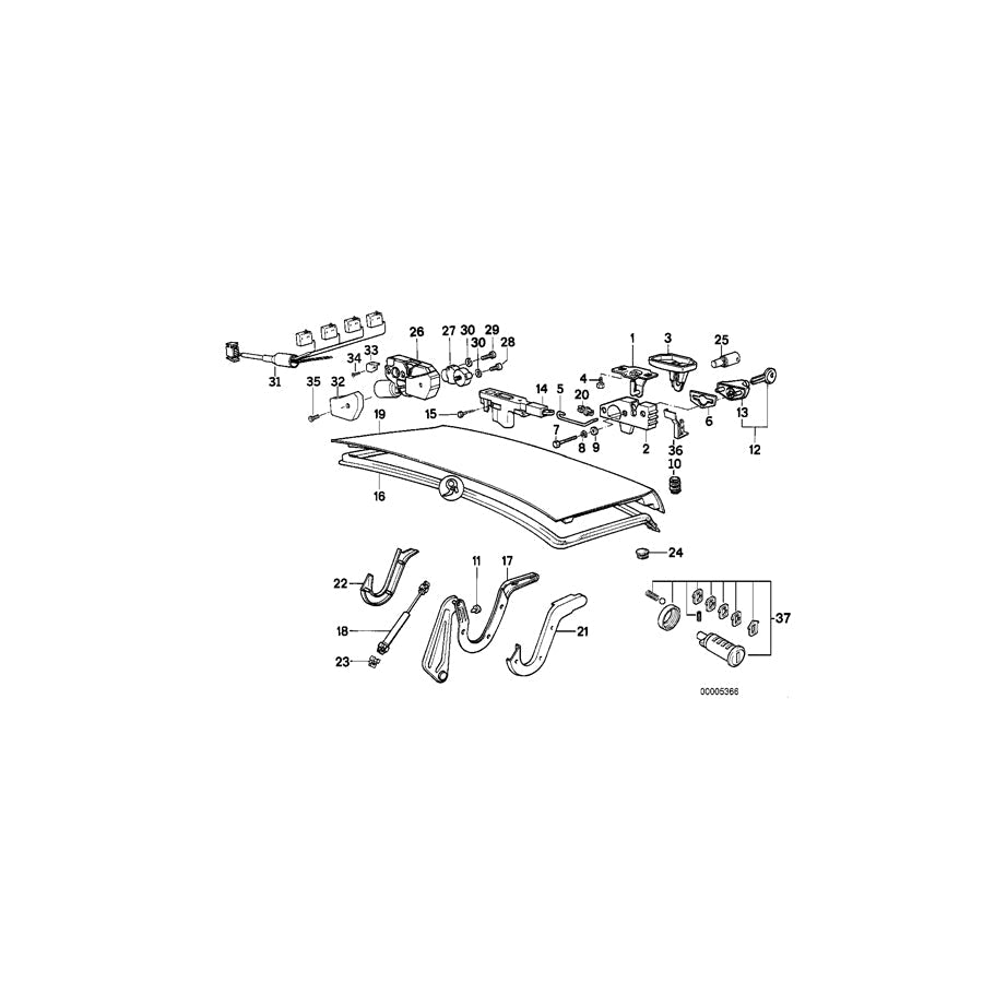 Genuine BMW 51491954074 E32 Covering Inner Right (Inc. 740iL, 735i & 730iL) | ML Performance US Car Parts