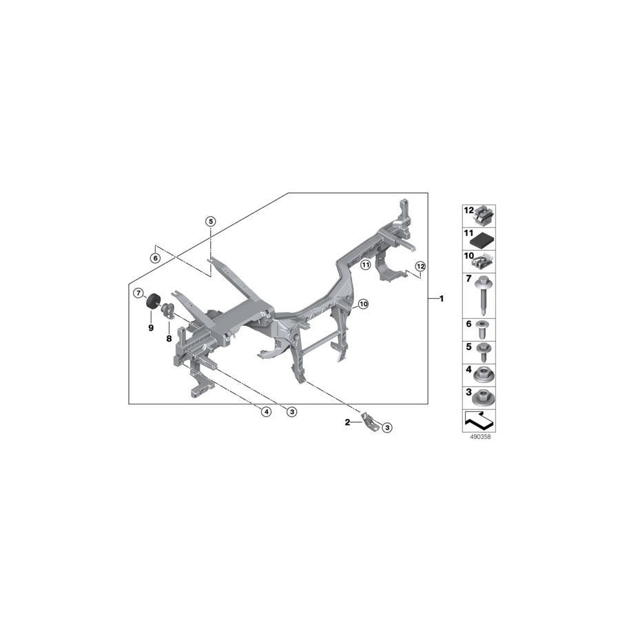 Genuine BMW 07149458856 G06 G05 G07 Alignment Element (Inc. X6 40i, X6 30iX & X7 M50dX) | ML Performance US Car Parts