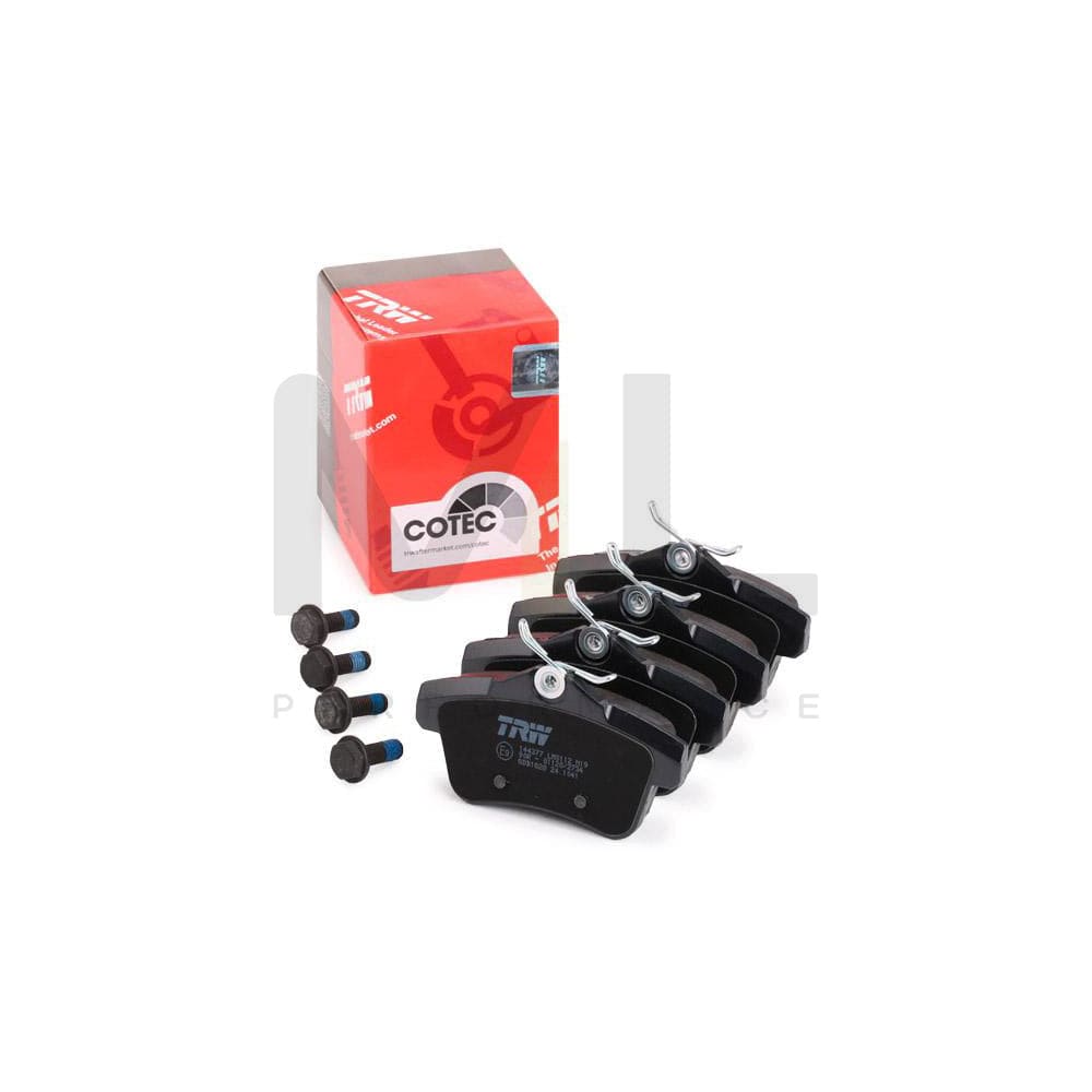 TRW Cotec Gdb1828 Brake Pad Set Not Prepared For Wear Indicator, With Brake Caliper Screws, With Accessories | ML Performance Car Parts