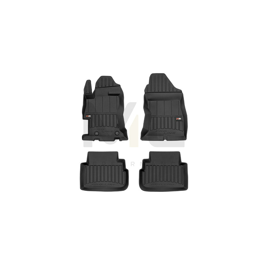 FROGUM Tailored, ProLine 3D426870 Floor mat set for SUBARU XV II (GT) Elastomer, Front and Rear, Quantity: 4, Black, (LHD)