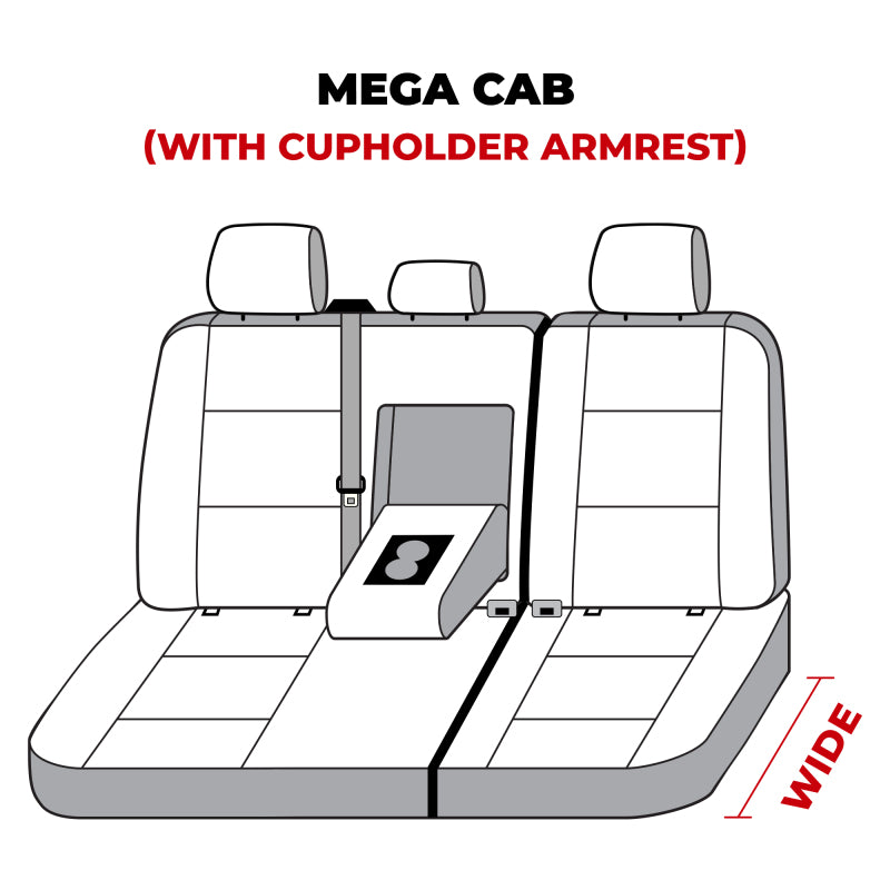 Covercraft Endura Waterproof Polyester SeatSaver Custom Second Row Seat Covers