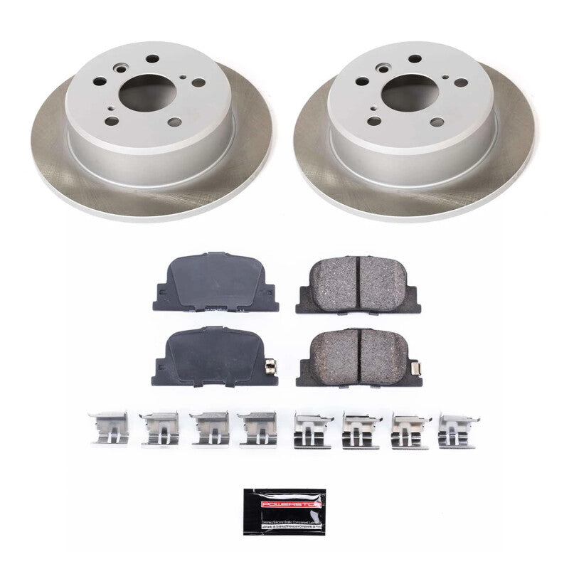PowerStop Power Stop 00-01 Toyota Camry Rear Semi-Coated Rotor Kit