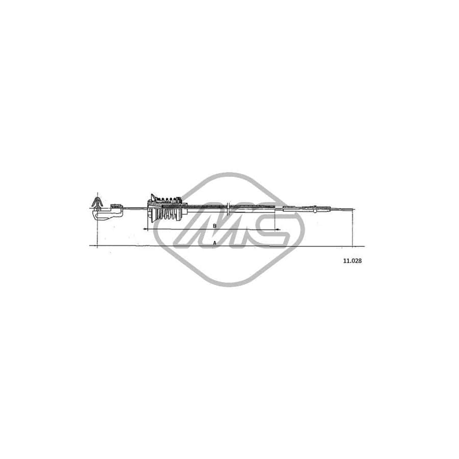 Metalcaucho 83135 Accelerator Cable