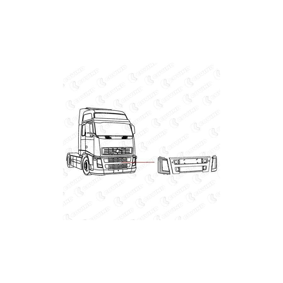 Covind 2Fh/134 Housing, Headlight