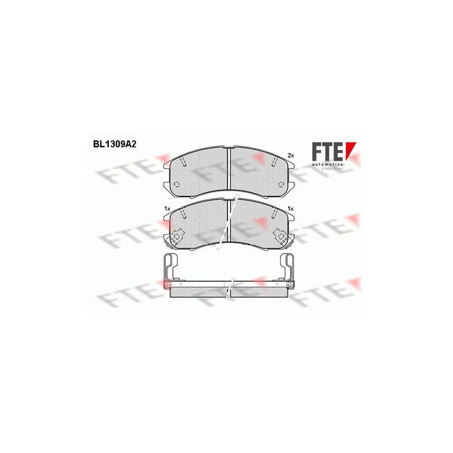 FTE Bl1309A2 Brake Pad Set