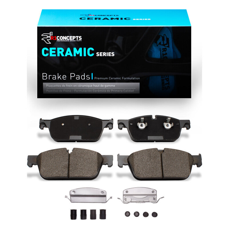 R1 Concepts R1 13-19 Mercedes-Benz GLE500 (Latin America) Front Ceramic Pads & Hardware Kit