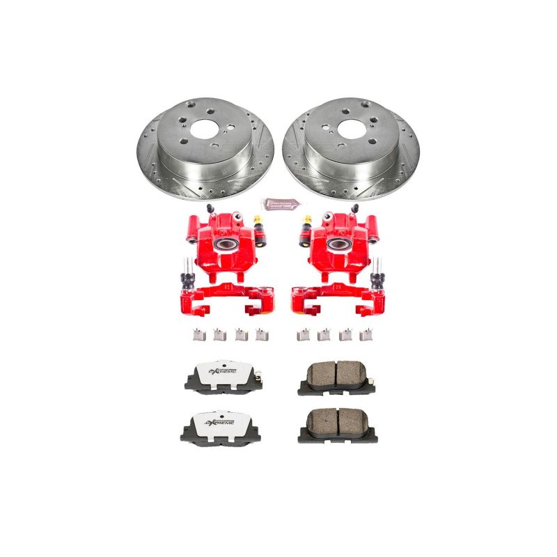 PowerStop Power Stop 05-10 Scion tC Rear Z26 Street Warrior Brake Kit w/Calipers