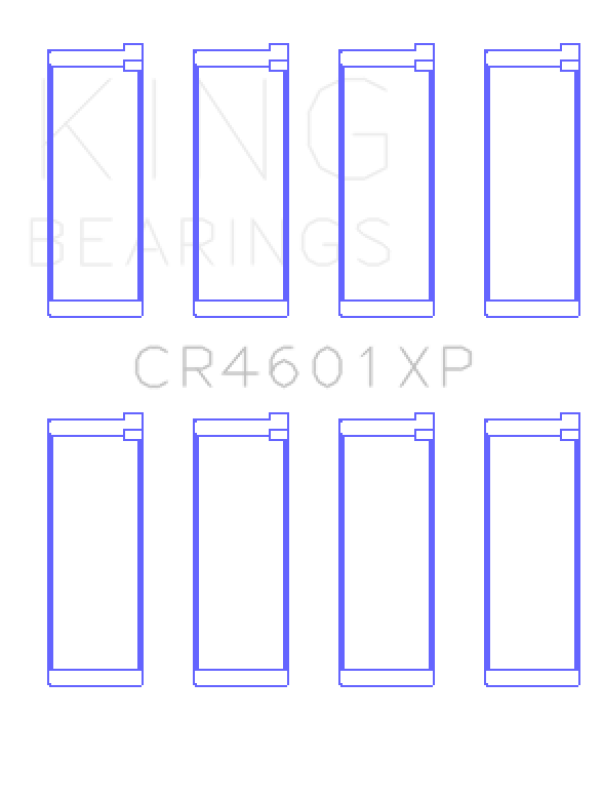 King Engine Bearings Lancia 2.0L HF (Size STD) Performance Rod Bearing Set