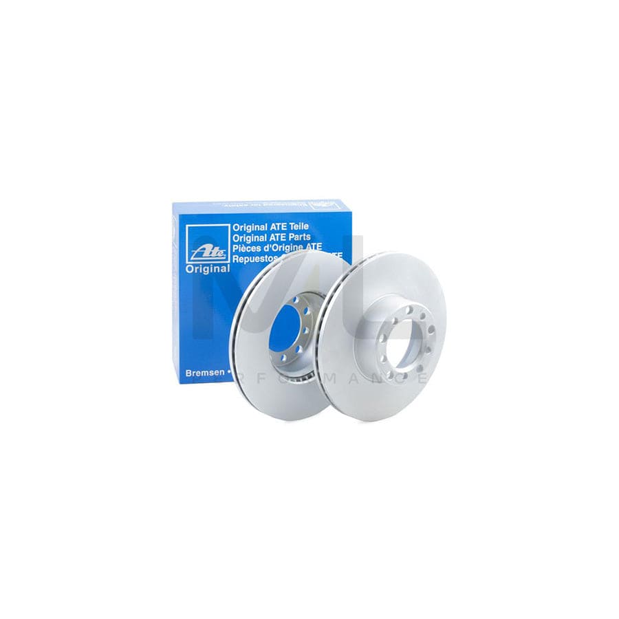 ATE 24.0122-0116.1 Brake Disc Vented, Coated - 1 piece