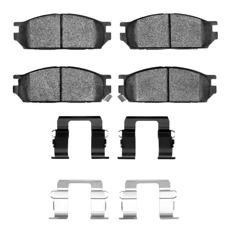 R1 Concepts R1 91-92 Dodge Colt Front Semi Met Pads & Hardware Kit