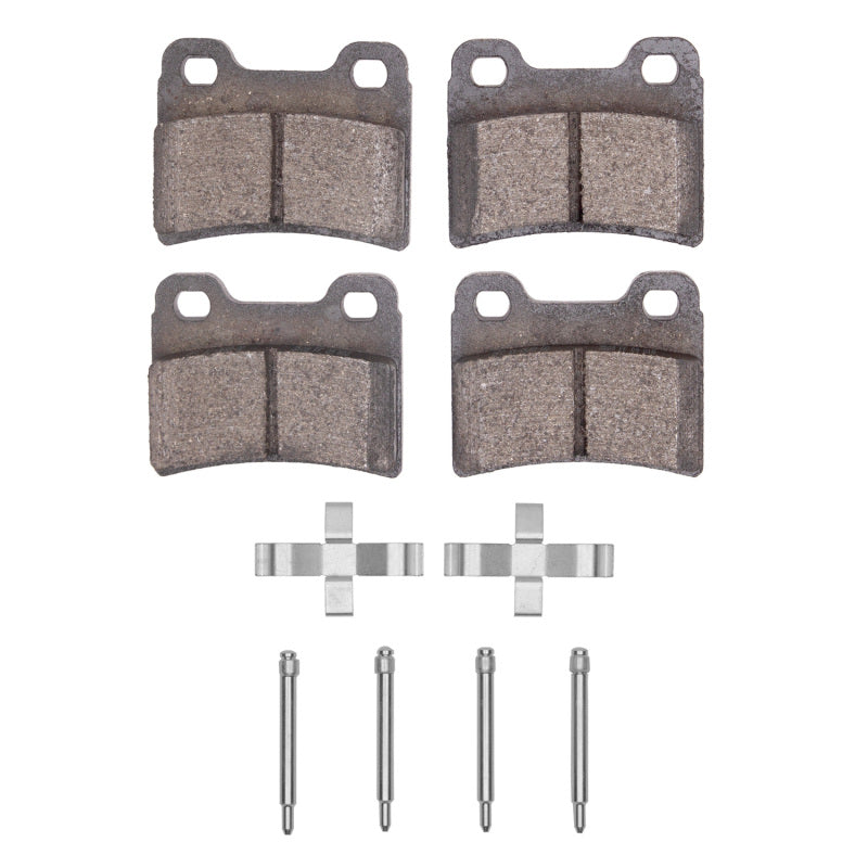 R1 Concepts R1 95-97 Kia Sephia Rear Semi Met Pads & Hardware Kit