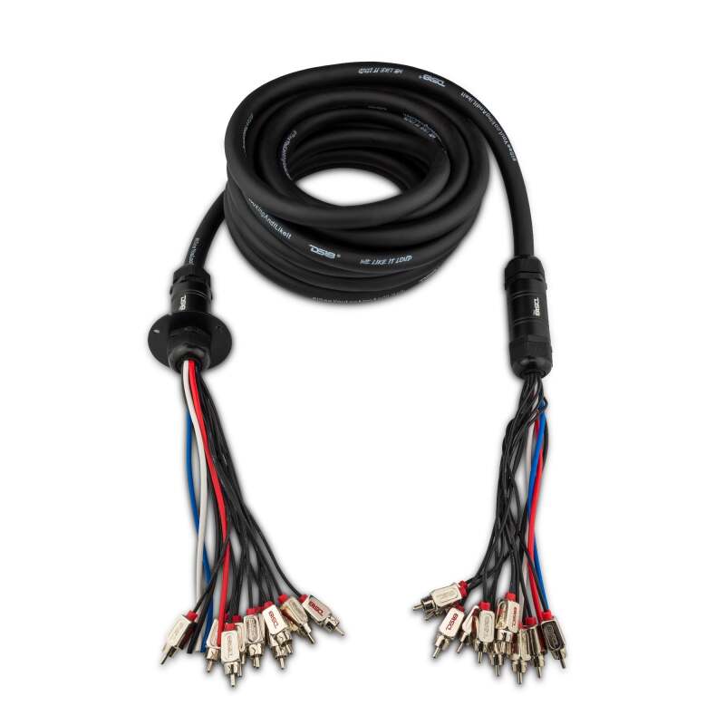 DS18 Medusa Wire Pack 10 Channel RCA 4 x 12GA OFC Power Wire 30-Feet