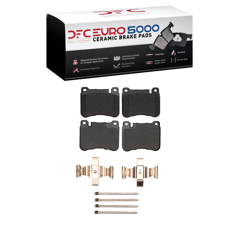 DFC 05-11 Mercedes-Benz SLK300 Front Euro 5000 Ceramic Brake Pads and Hardware Kit