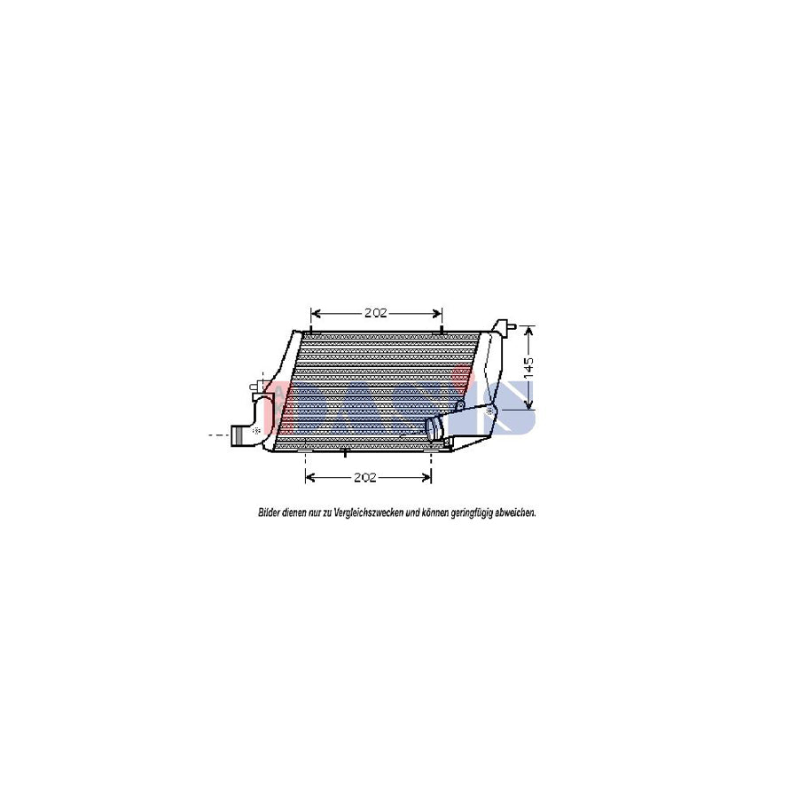 AKS Dasis 487014N Intercooler for Audi A8 D3 (4E2, 4E8)