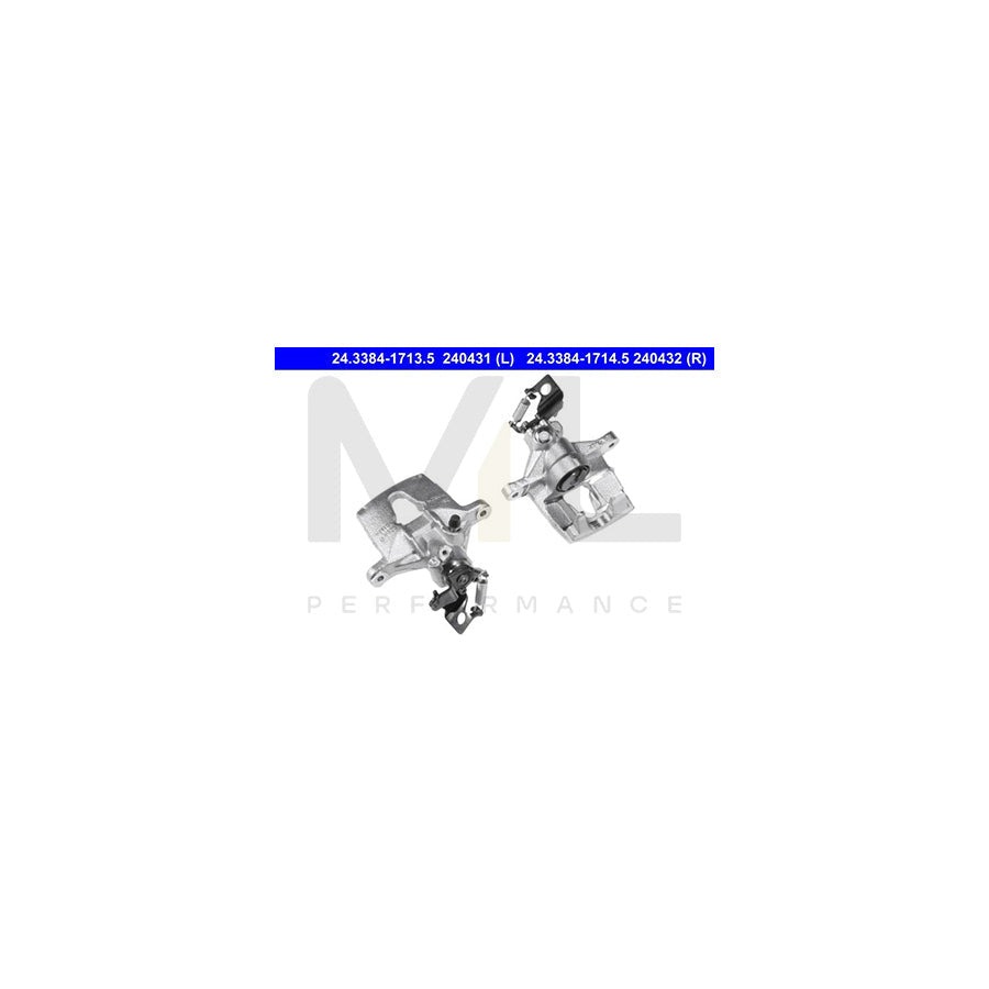 ATE 24.3384-1713.5 Brake Caliper for FORD MONDEO without holder