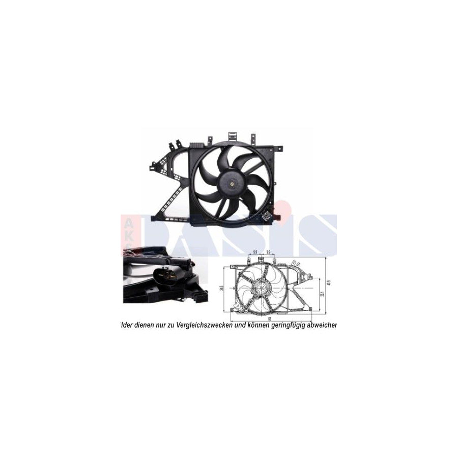 AKS Dasis 158086N Fan, Radiator