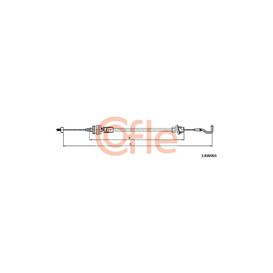 COFLE 413.22 Throttle Cable