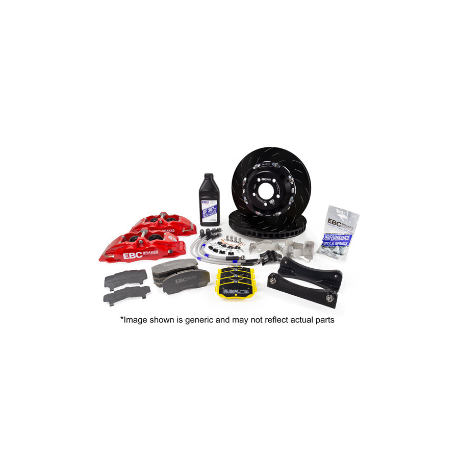 EBC BBK005YEL-2 Seat Skoda VW Front Big Brake Kit Yellow 1 | ML Performance US Car Parts