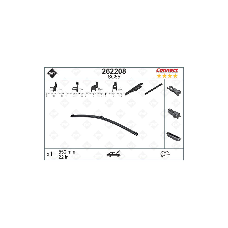 Swf Alternative Connect 262208 Wiper Blade | ML Performance US Car Parts