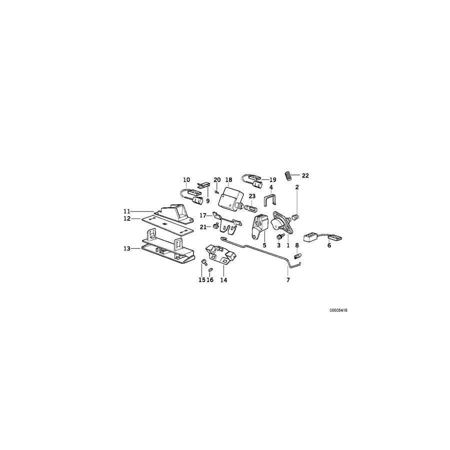Genuine BMW 51248172156 E34 E38 Connection Piece (Inc. 530i, 540i & 518g) | ML Performance US Car Parts