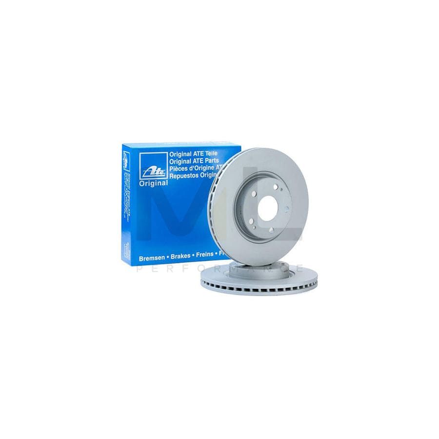 ATE 24.0126-0138.1 Brake Disc Vented, Coated - 1 piece