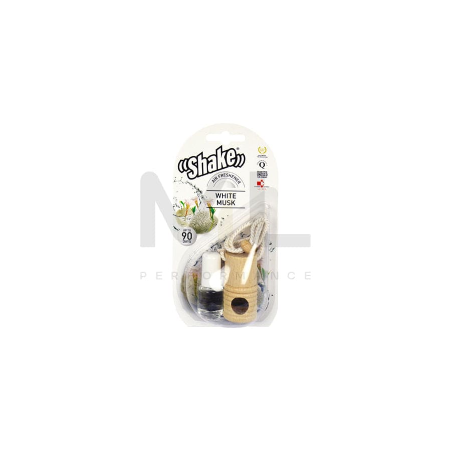 Shake Refill, up to 90 days, White Musk, Shake 1710770 Car air freshener Blister Pack, Bottle, Contents: 4.5ml, with sealing plug