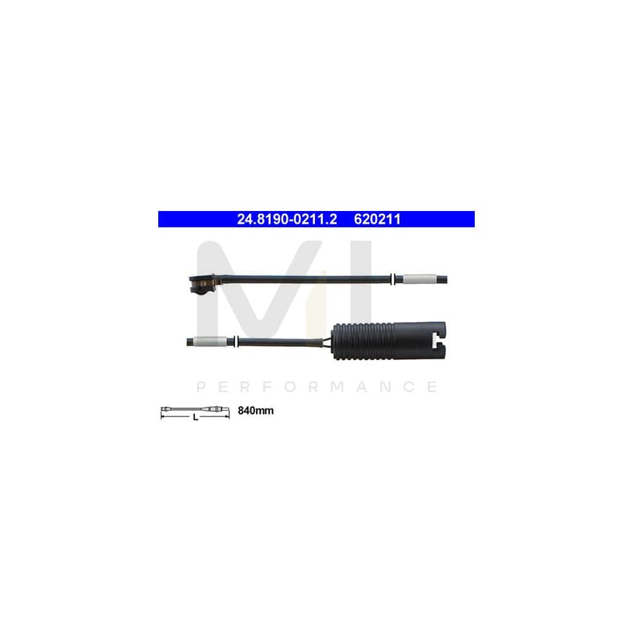 ATE 24.8190-0211.2 Brake pad wear sensor