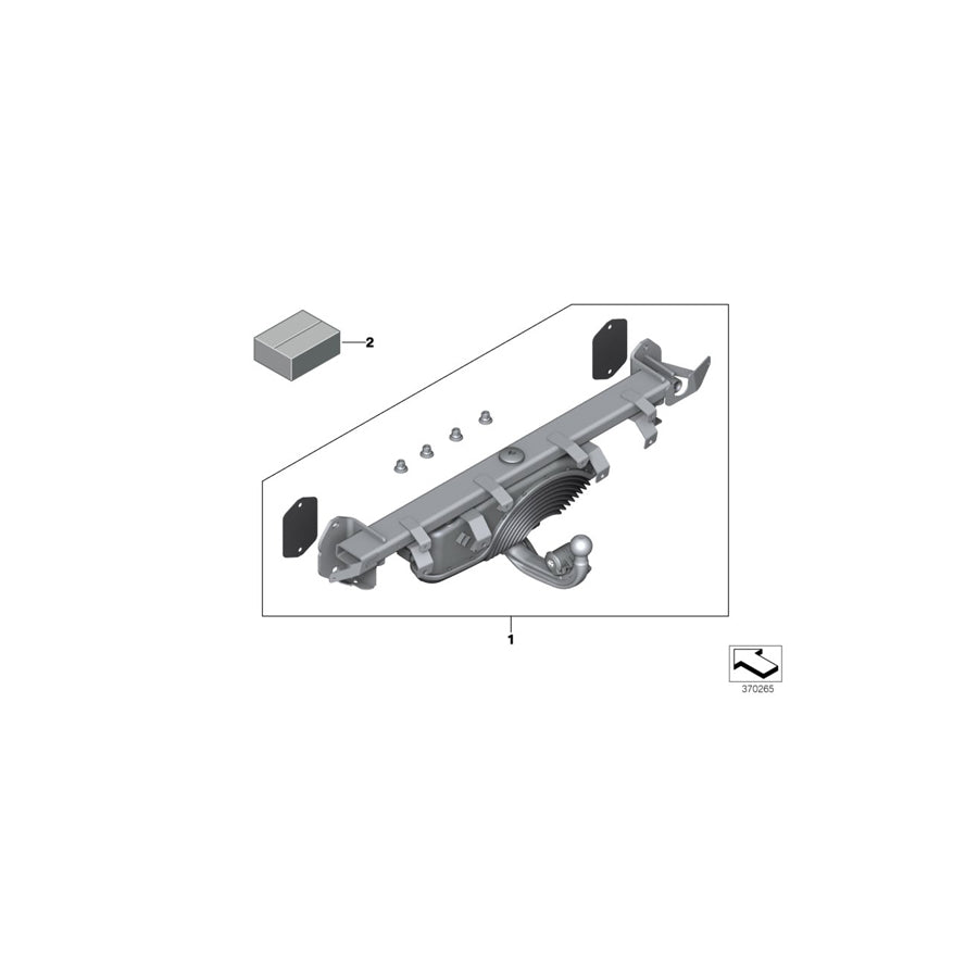 Genuine BMW 61148706212 G05 G07 Power Distribution Box, Rear HIGH (Inc. X5) | ML Performance US Car Parts