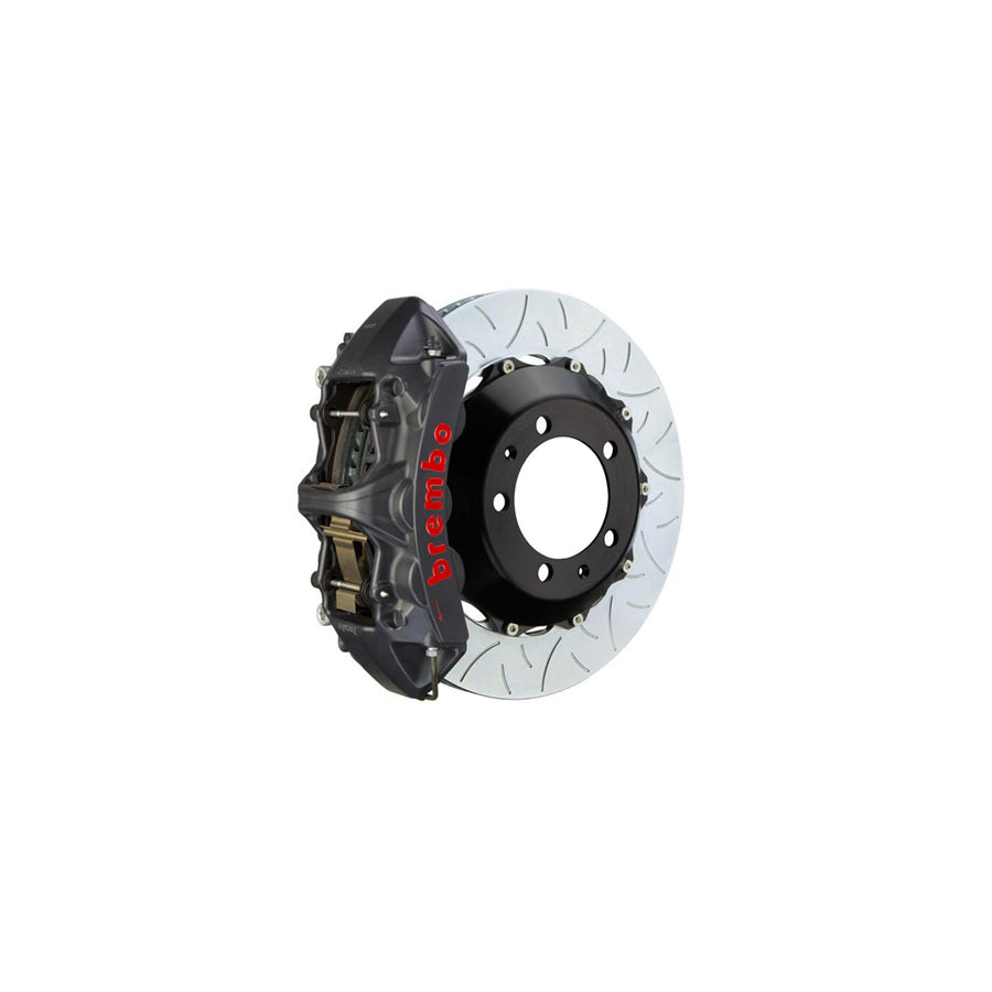 Brembo 1N3.8021AS Porsche 982 Front GT-S 6-Pistons Slotted Type-3 2-piece Big Brake Kit 350x34mm | ML Performance US Car Parts