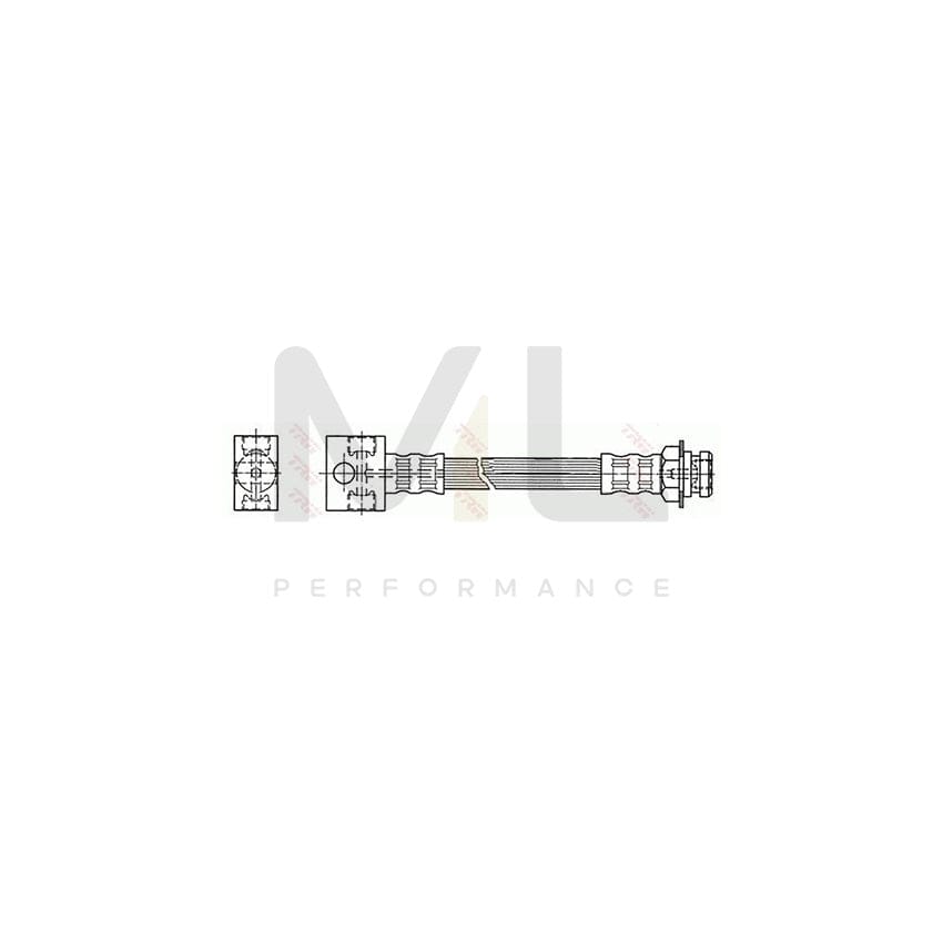 TRW PHA389 Brake Hose 344mm, 3/8 24 | ML Performance Car Parts