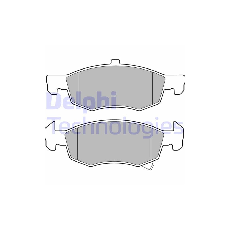 Delphi Lp3163 Brake Pad Set