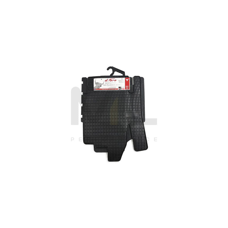 FROGUM Tailored 0650 Floor mat set Elastomer, Front, Quantity: 3, Black, (LHD)